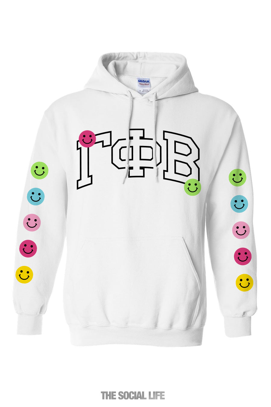 Gamma Phi Beta Happy Day Hoodie