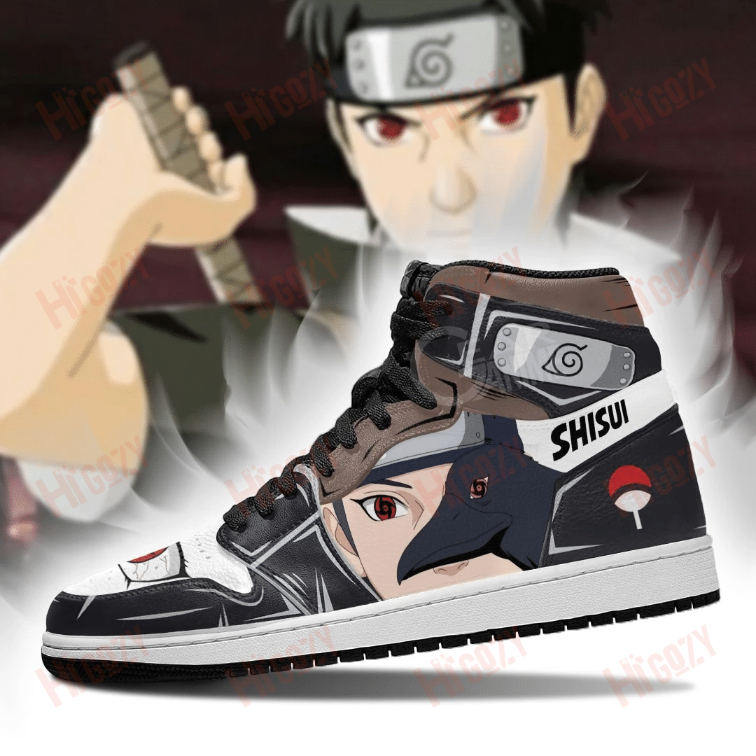 Uchiha Shisui Sneakers Sharingan Eyes Naruto Anime Sneakers