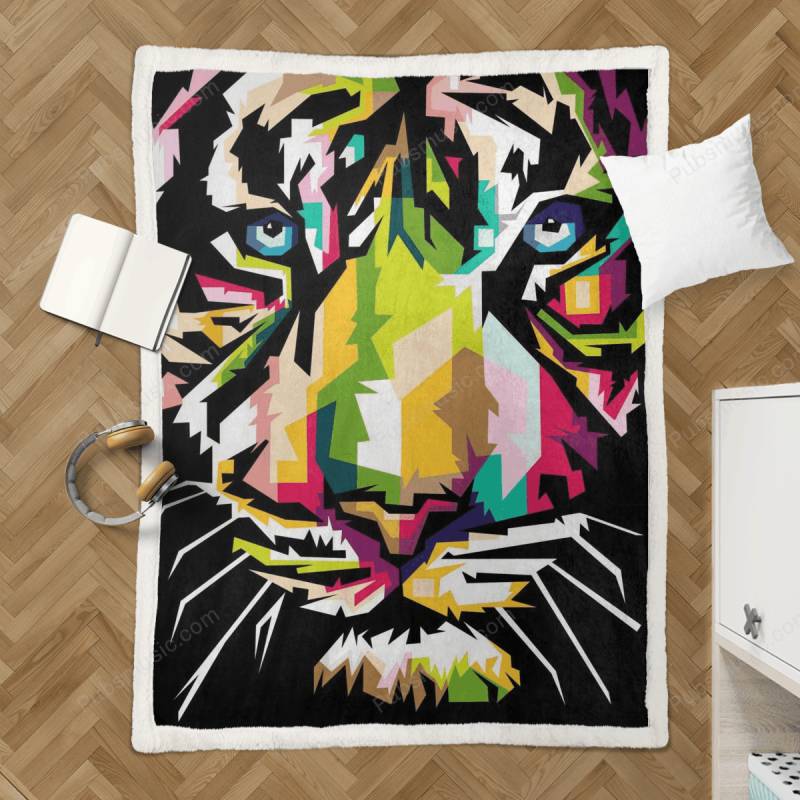 Sumatran Tiger – Animals Sherpa Fleece Blanket