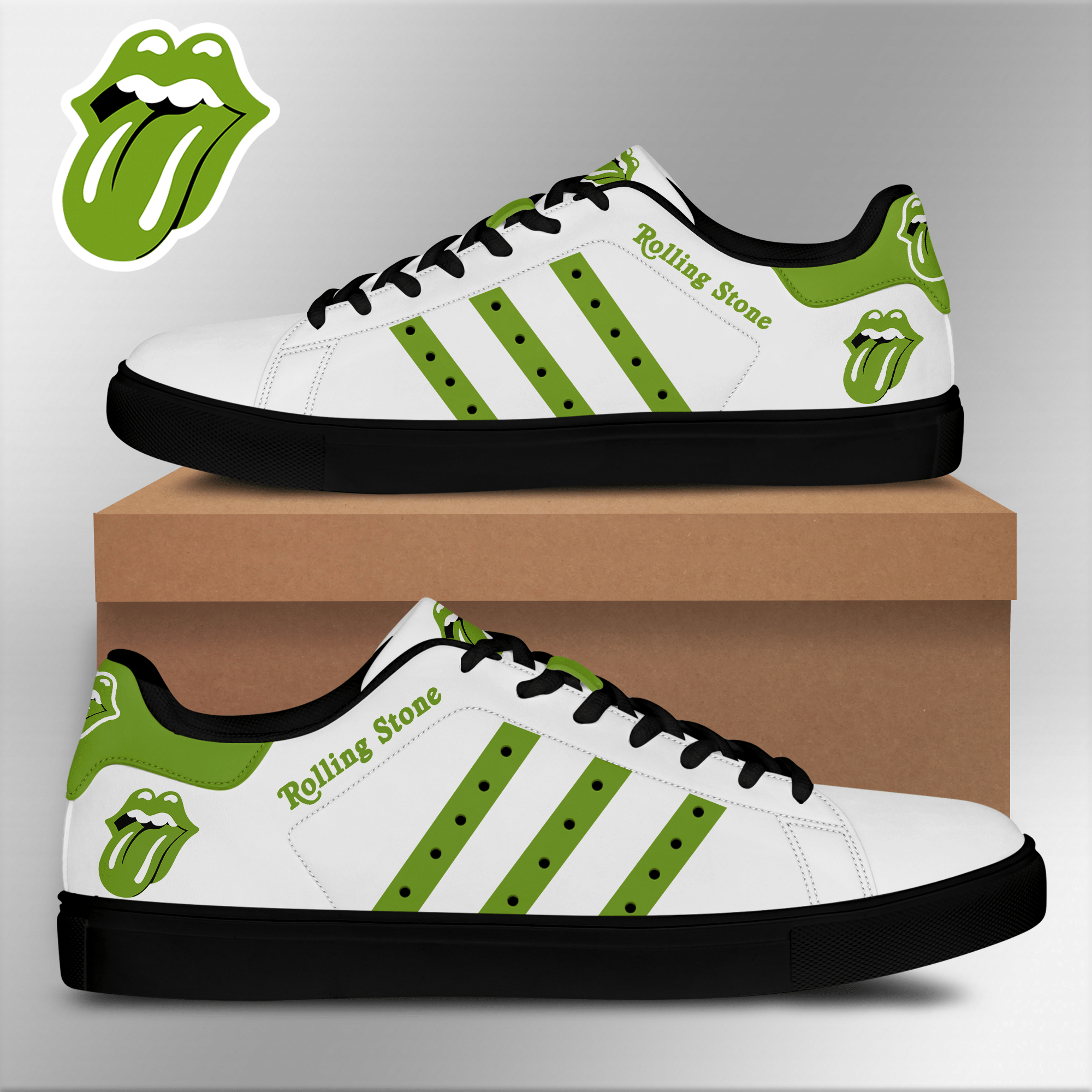 Rolling Stones Low Top Shoes V7