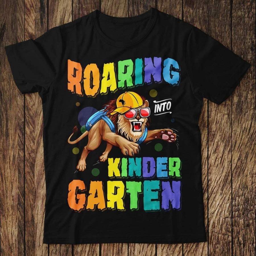 Roaring Kindergarten Kid T-shirt