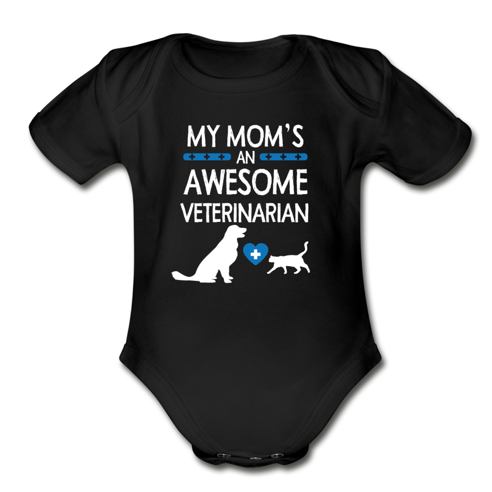 My Mom’S An Awesome Veterinarian Baby Bodysuit/Infant/Toddler T-Shirt/Onesie/Baby Onesie/Newborn Gift/Baby Shower Gift