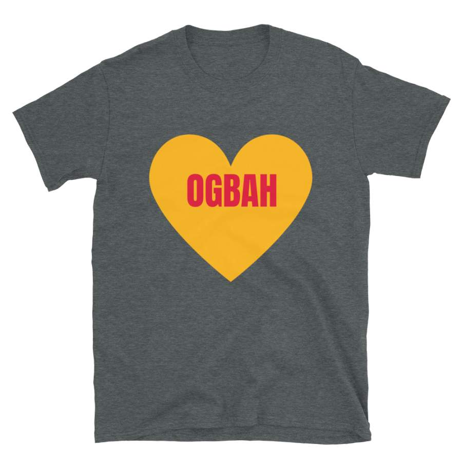 Ogbah Kansas City Football T-Shirt, Funny Unisex Love Ogbah Novelty Gift Shirt