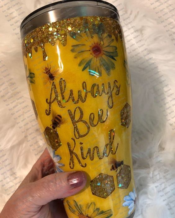 Bee Glitter Al2 Ndk060795 Tumbler