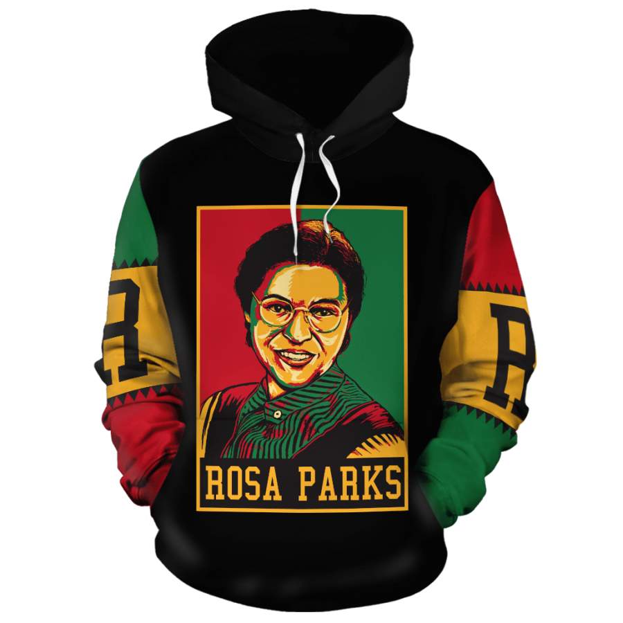 Rosa Parks Retro All-over Hoodie