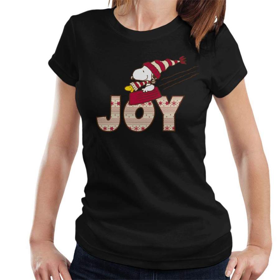 Peanuts Snoopy Christmas Joy Women’s T-shirt