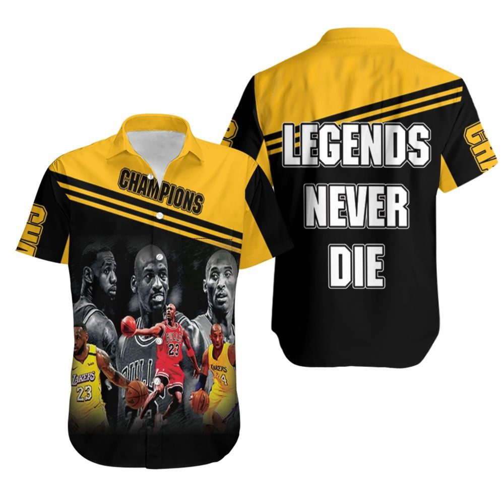 Kobe Bryant Michael Jordan Lebron James Legends Never Die Hawaii Shirt Ha102969