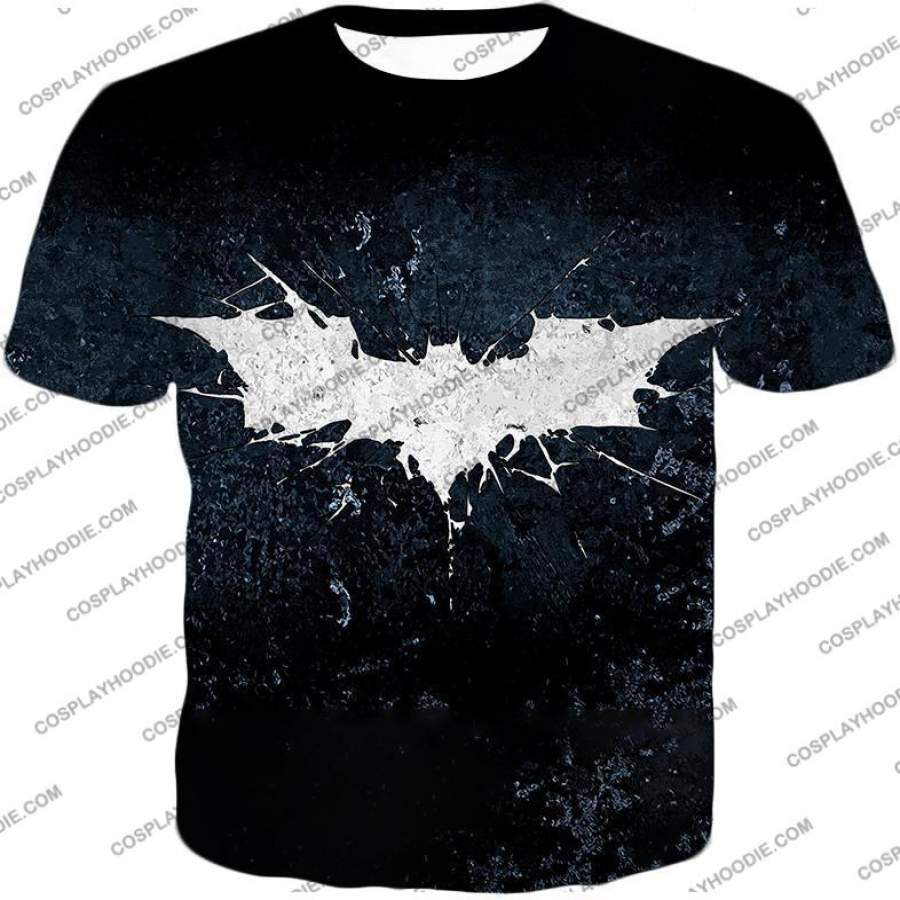 Ultimate Graphic Logo Batman Promo Cool Black T-Shirt BM053