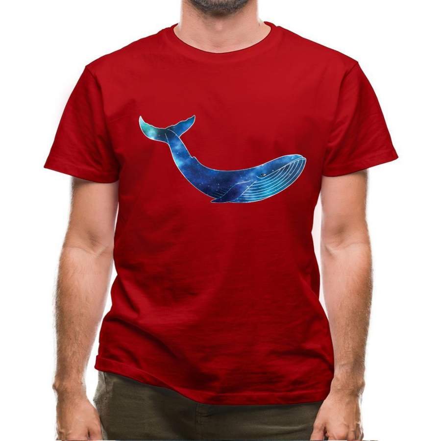 Space Animals – Whale Mens T-Shirt