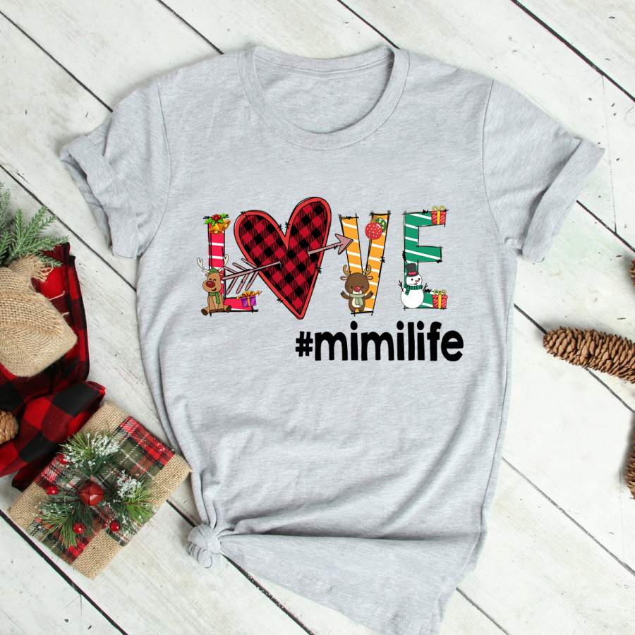 Love Mimi Life Christmas M1 – Grandma Gift Long Sleeve T-Shirt