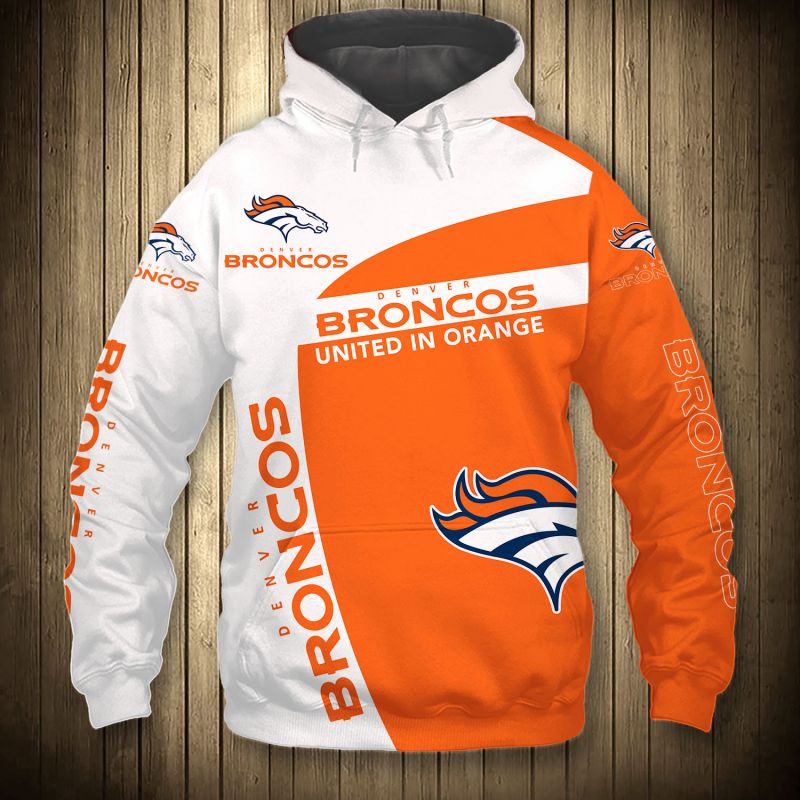 Denver Broncos Hoodie 3D Cheap Sweatshirt Pullover Gift For Fans