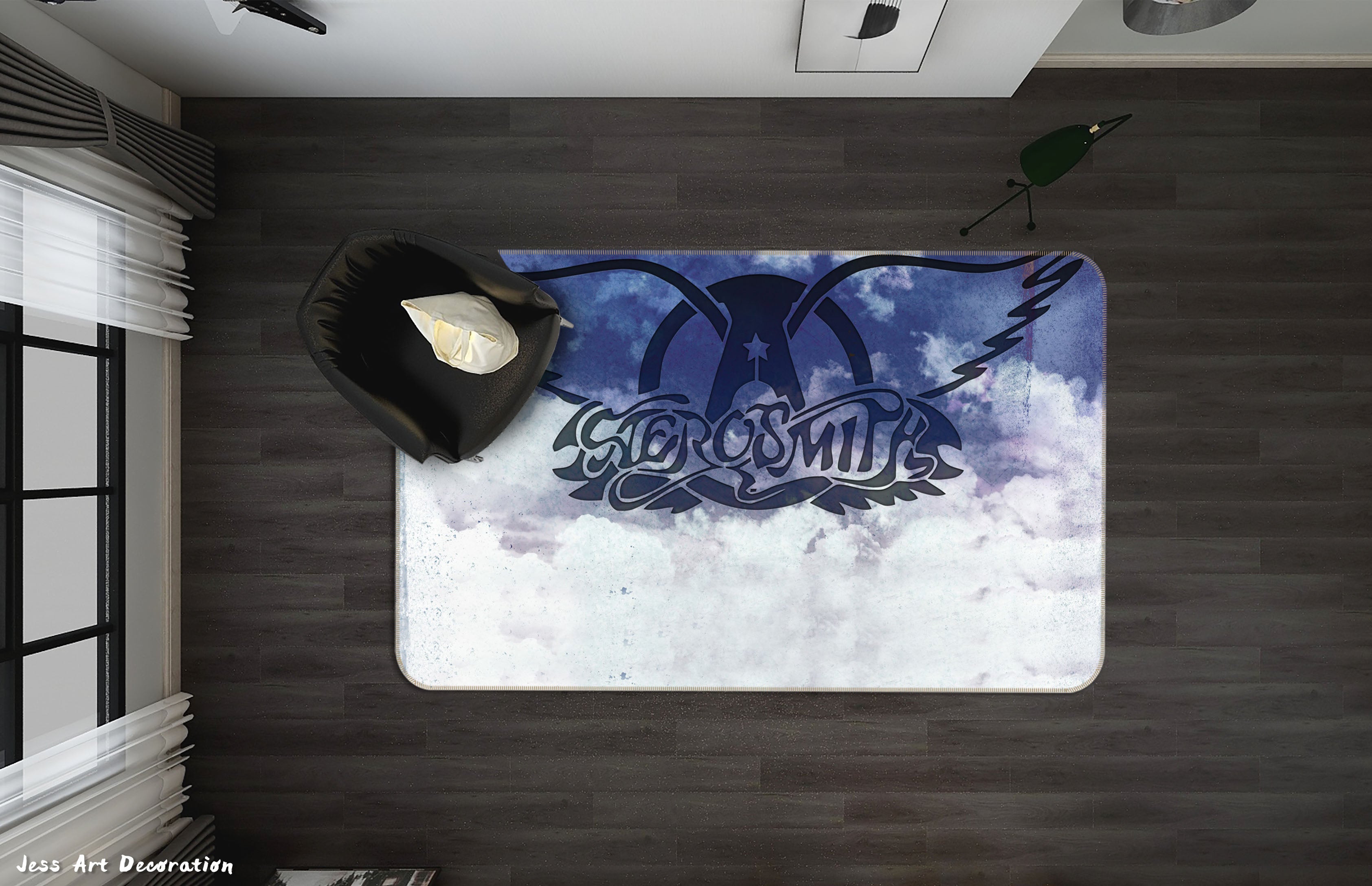 3D Aerosmith Rock Band Non-Slip Rug Mat 152