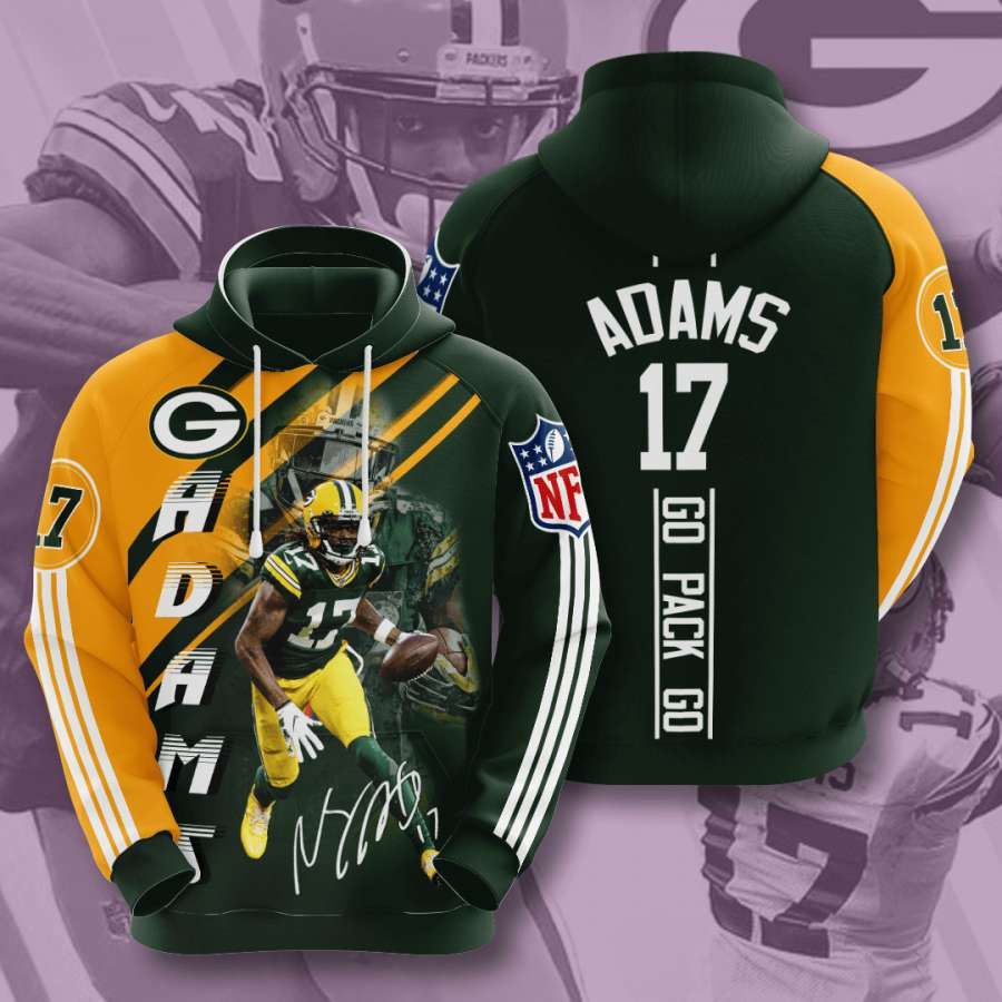 Green Bay Packers No723 Custom Hoodie 3D