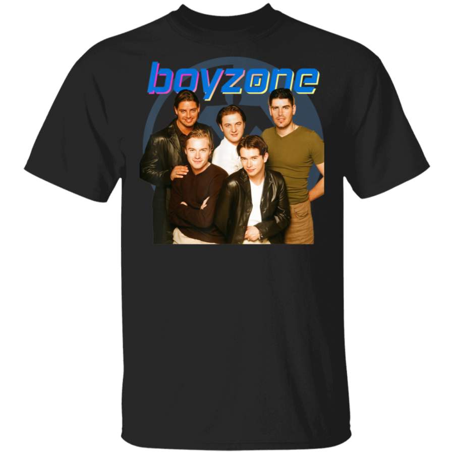 Boyzone Official Blue Retro 90s TShirt