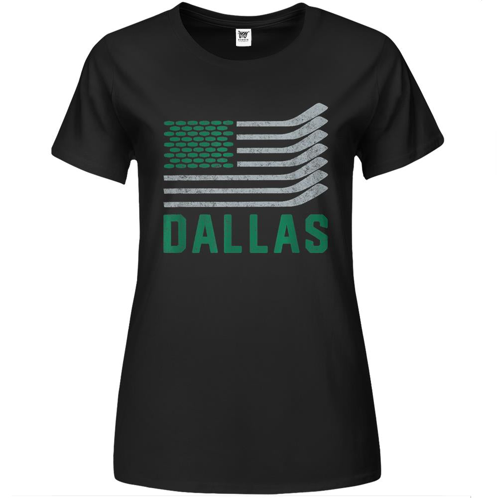 Dallas Hockey Is American Premium Womens T Shirts