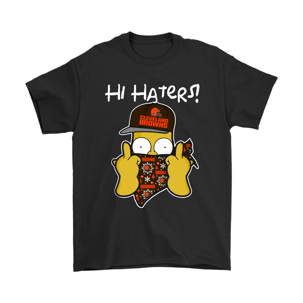 Discover Cool The Simpsons Christmas Gangster Hi Hater Cleveland Browns Shirts