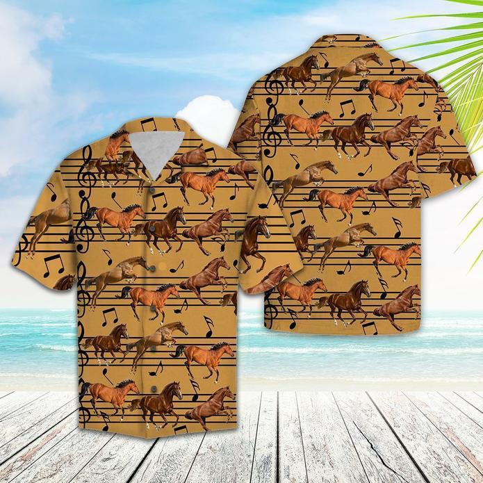 Horse Love Music Hawaii Shirt For Men Women Ha62064