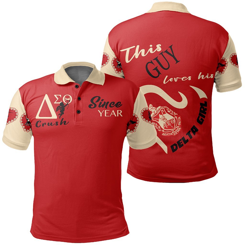 (Custom) Masonstars Shirt – Delta Sigma Theta Valentine Crush Polo Shirt J0