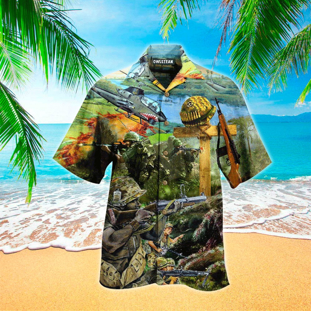 Veteran With Respect Honor And Gratitude Hawaii Shirt Aloha Ha50597