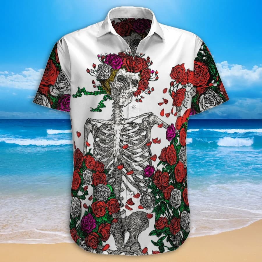 Grateful Dead Skull Hawaii Shirt Unisex Adult Ha46002