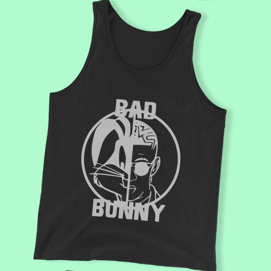 Tmi Bad Bunny El Conejo Face To  Men’S Tank Top