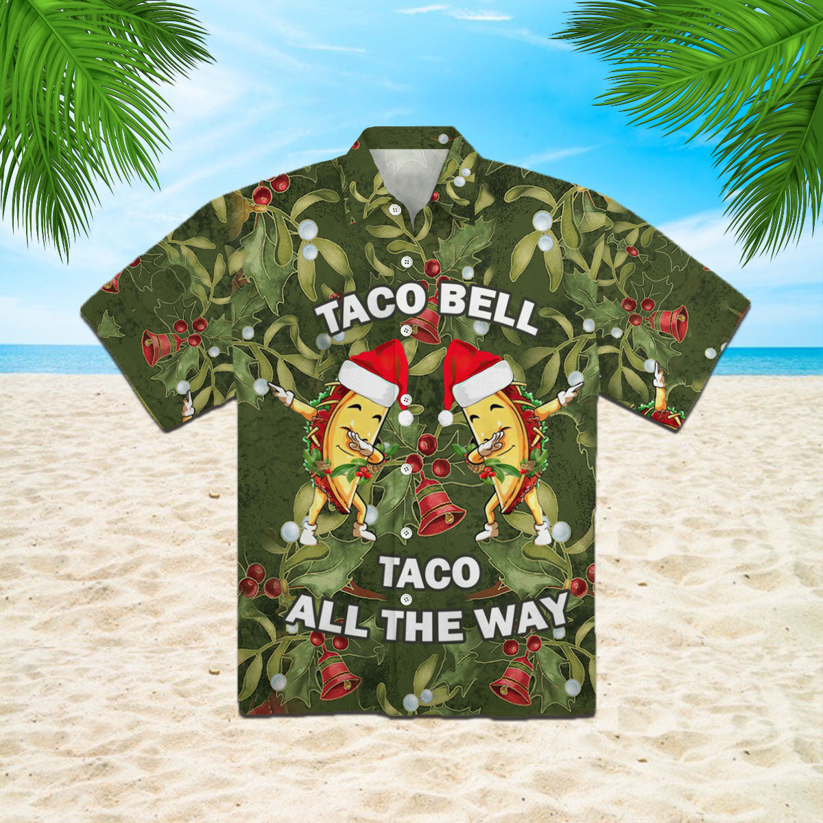 Dabbing Taco Bell Christmas Hawaii Shirt For Men And Women Ha77513