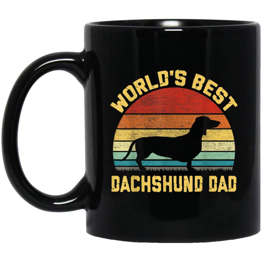 Vintage Worlds Best Dachshund Dad Mug