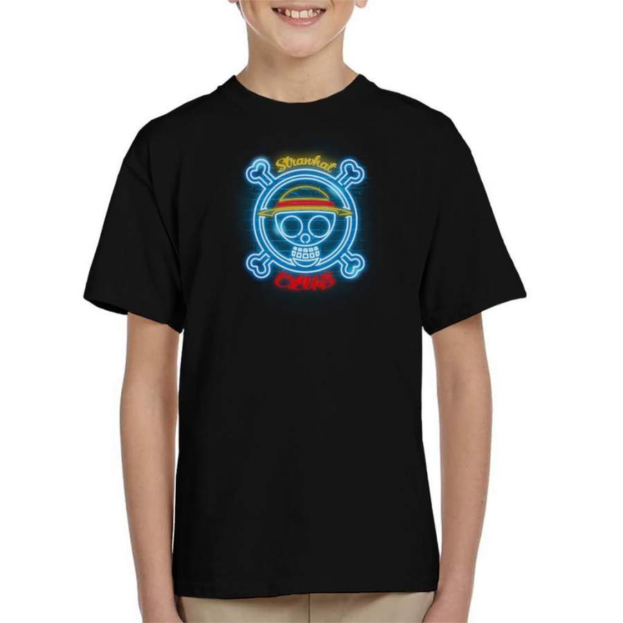 One Piece Neon Kid’s T-shirt