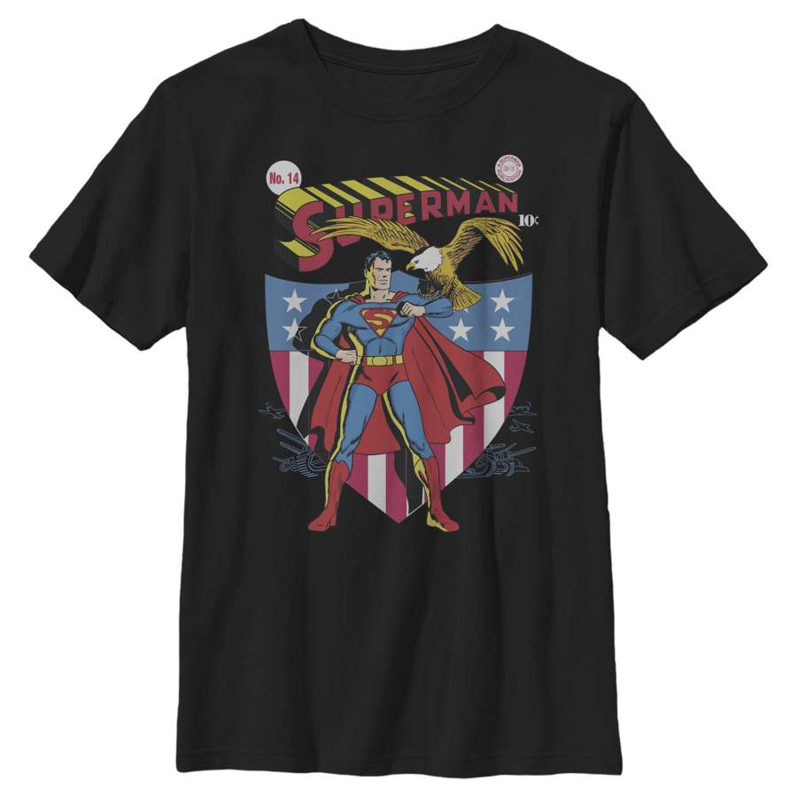 Superman Boy’s American Hero  T Shirt