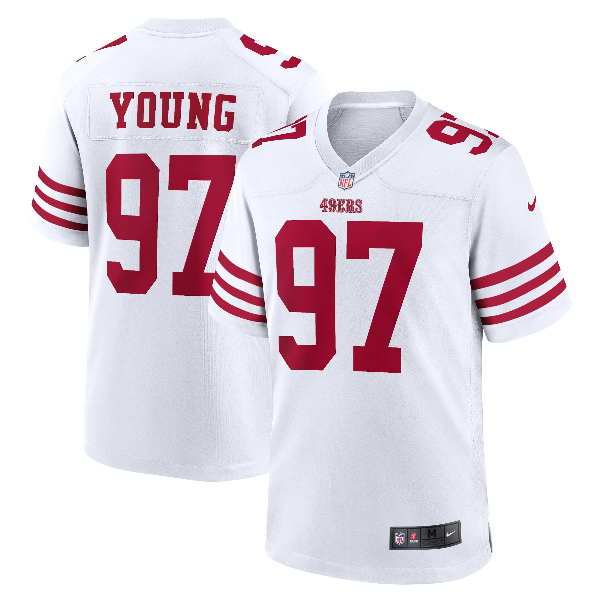 Bryant Young San Francisco 49ers Retired Player Game Jersey – White NFL