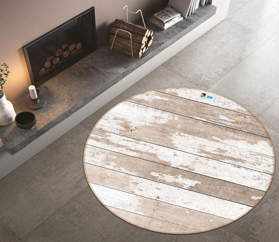 3D Board 64146 Round Rug – Round Carpet Home Decor