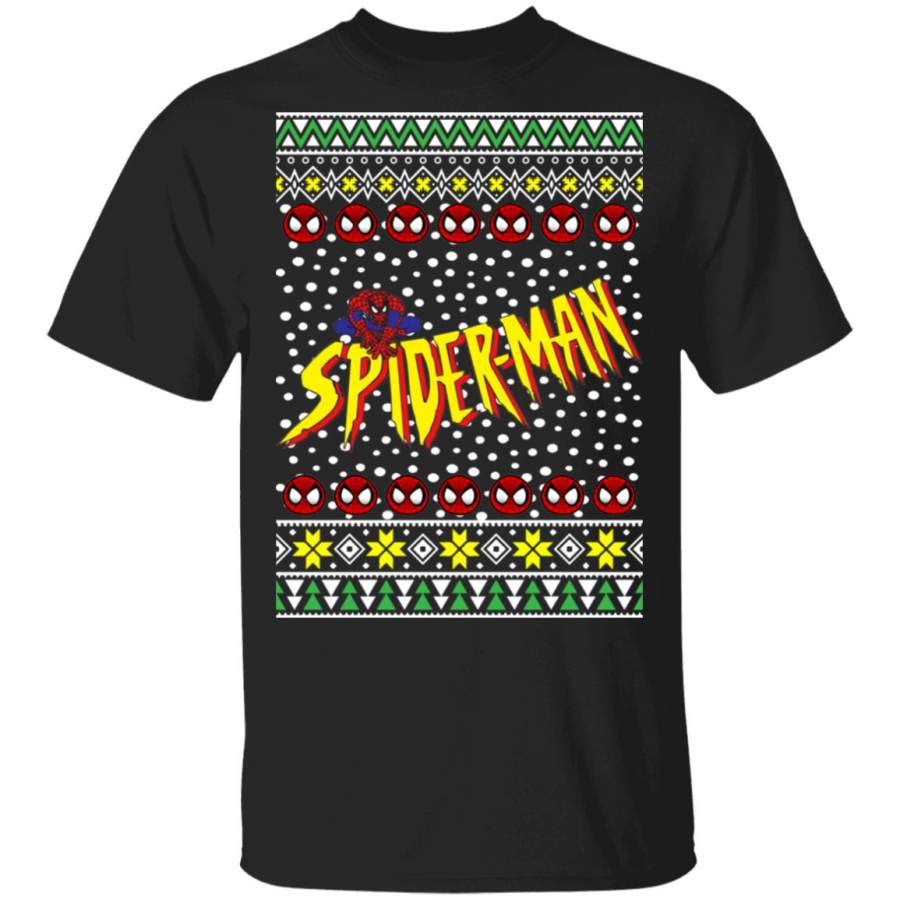 Spiderman Ugly Christmas Sweater Hoodie