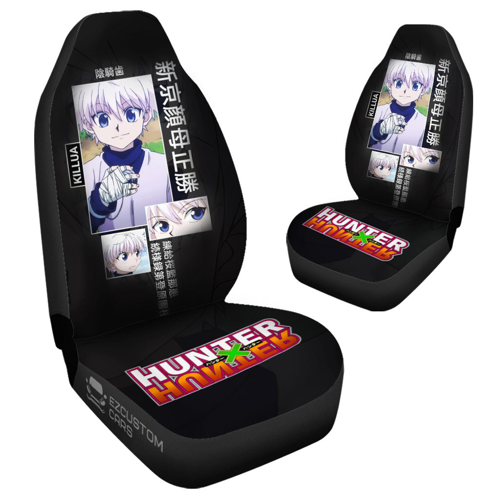 Zoldyck Killua Car Seat Covers Custom Hunter X Hunter Anime Car