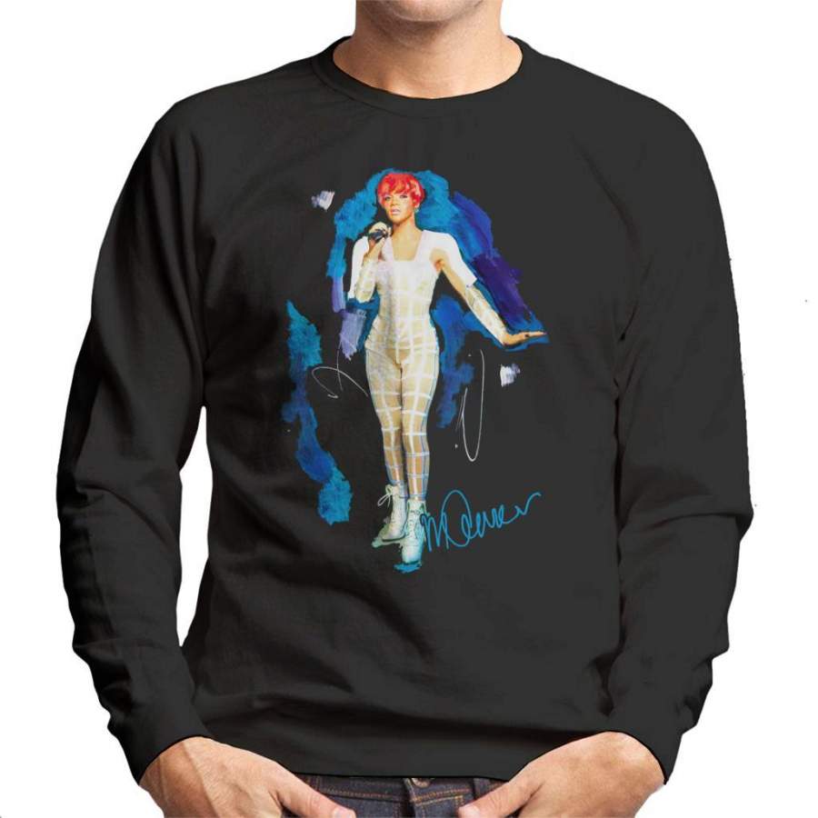 Sidney Maurer Original Portrait Of Rihanna Cut Out Outfit Men’s Sweatshirt