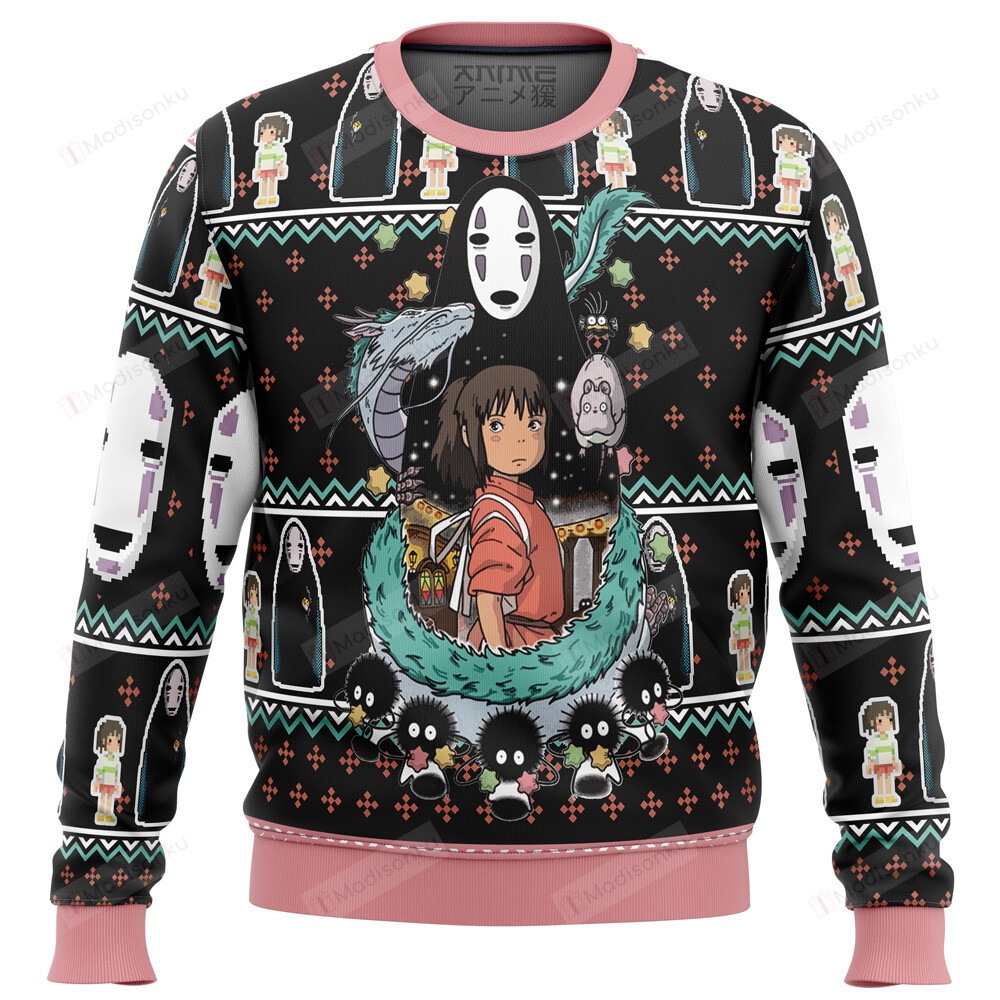 Spirited Away Avatar Ugly Christmas Sweater