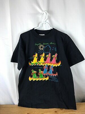 Vintage 80S S Shirt Cayote Neon Oneita Usa Shirt