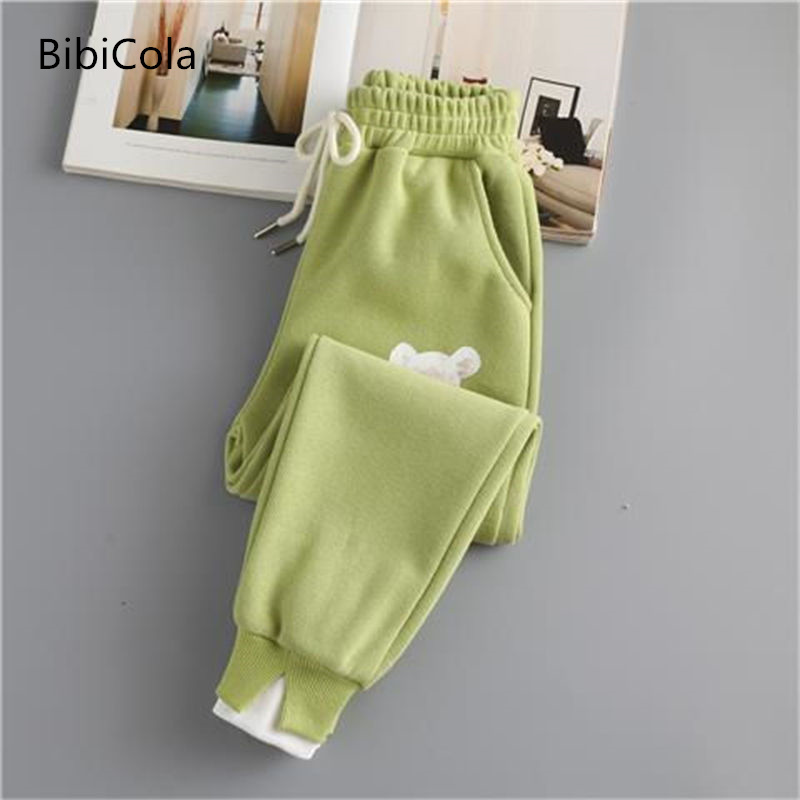 Baby Boys And Girls Sports Pants 2022 Autumn New Middle And Big Children Casual Loose Bundle Feet Outer Wear Pants 4-9 Years Old alx