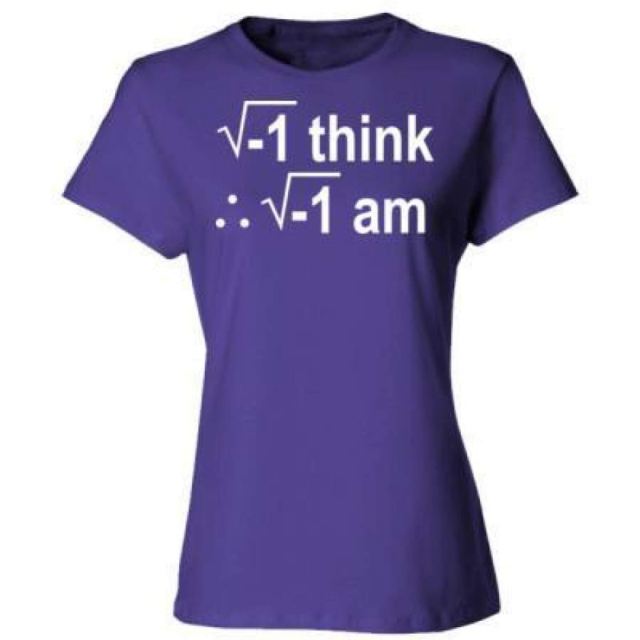 AGR 1 Think 1 Am Math – Ladies’ Cotton T-Shirt