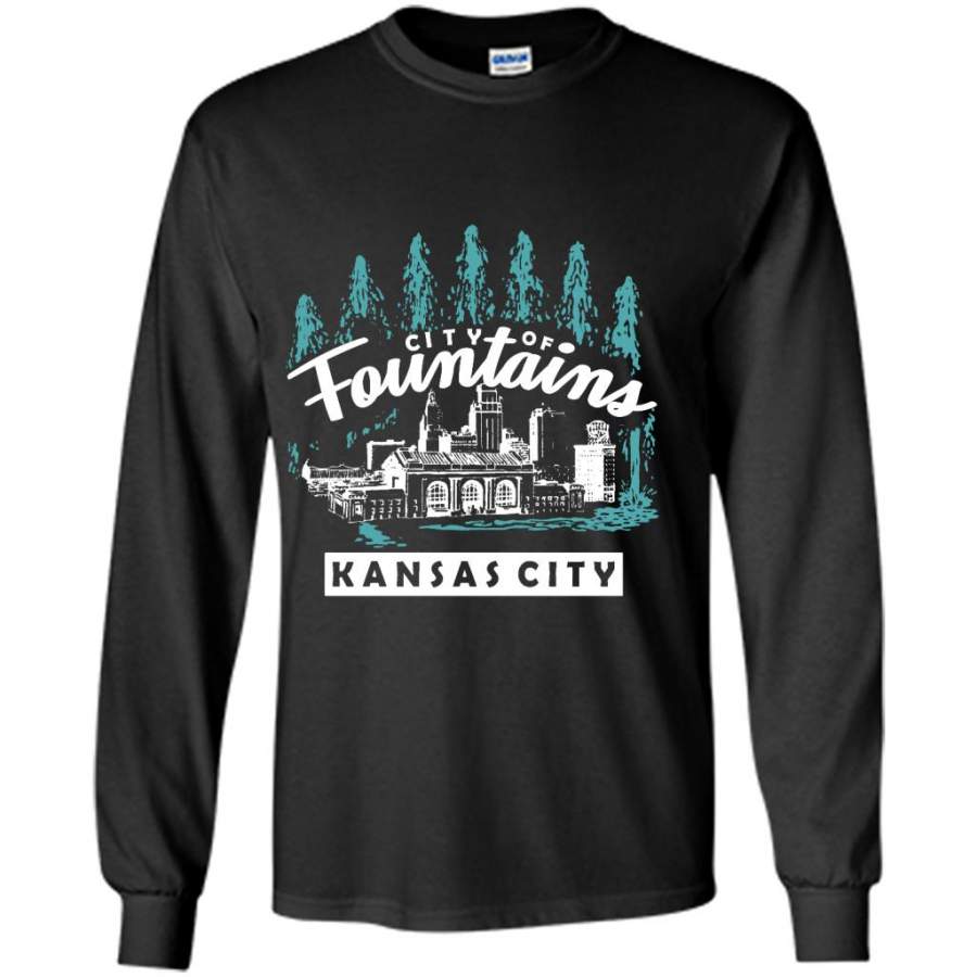 City Of Fountais Kansas City – Gildan Long Sleeve Shirt