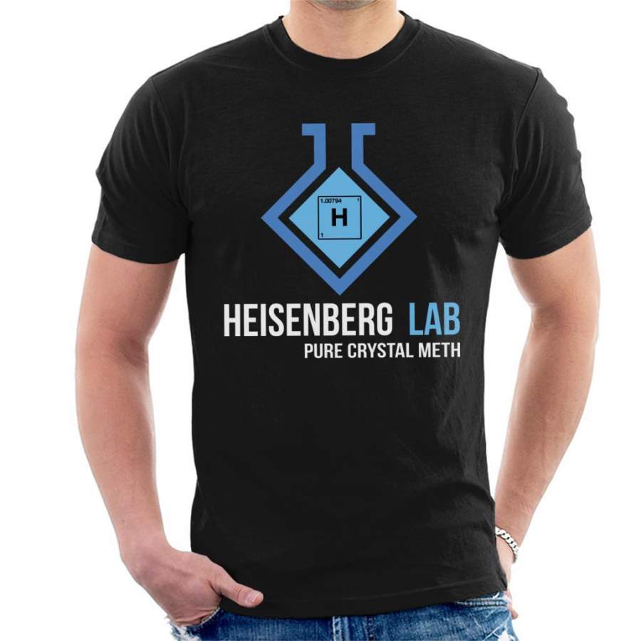 Breaking Bad Heisenberg Lab Pure Crystal Meth Men’s T-Shirt