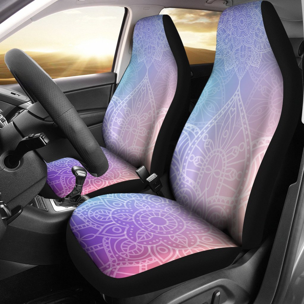 Flower Madala Art Car Seat Covers