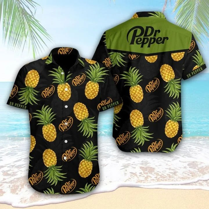 Dr Pepper Pineapple Tropical Hawaii Shirt Ha68856