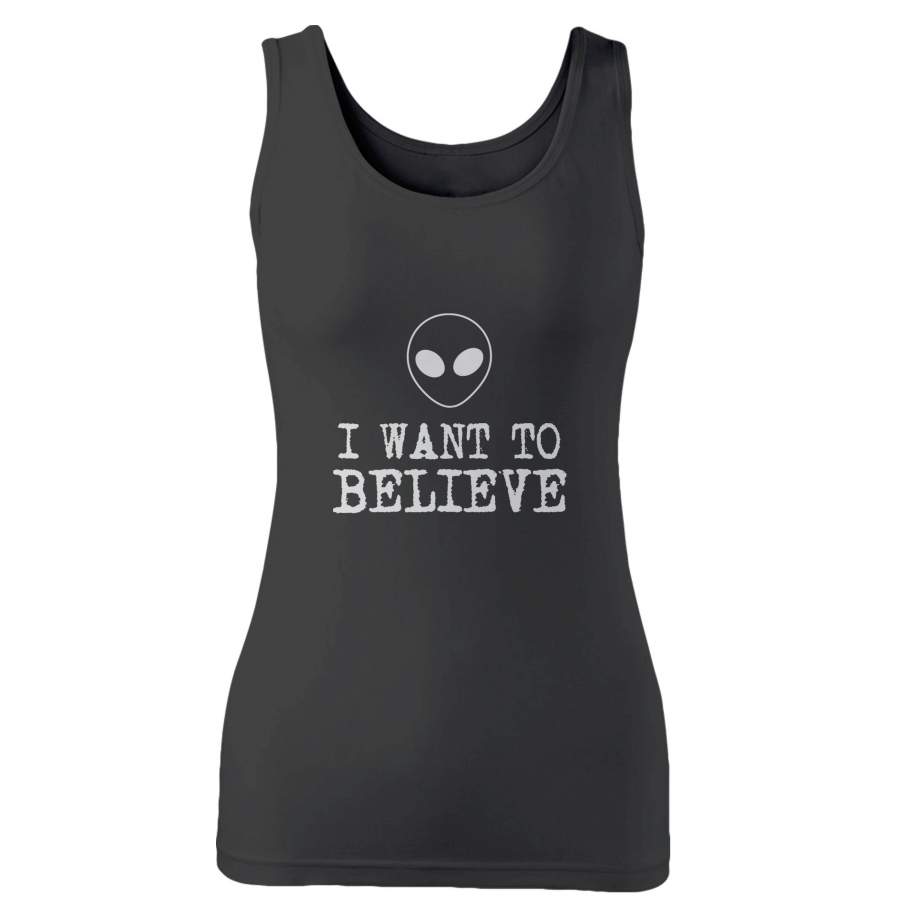 I Want To Believe Tumblr Woman’s Tank Top