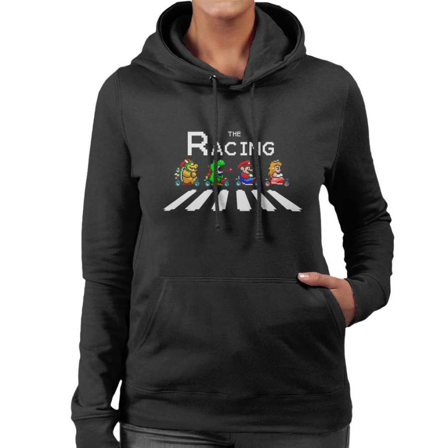 The Racing Super Mario Kart Abbey Road Women’s Hooded Sweatshirt