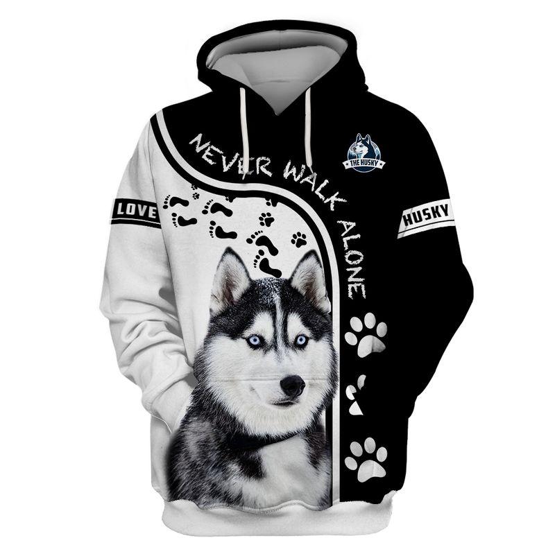 Summer Outfits 3D Print Husky  Adult Unisex