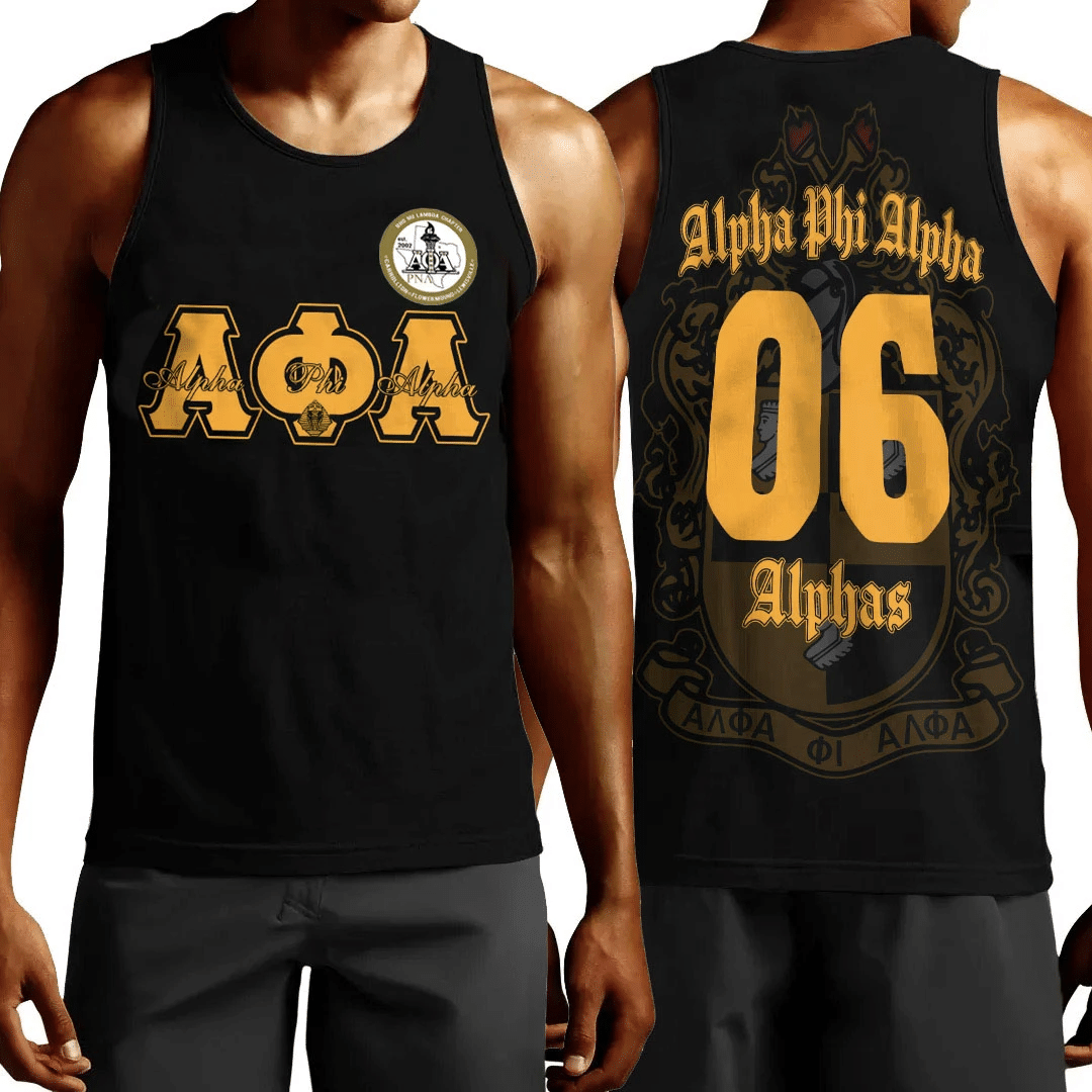 Africa Zone Tank Top – Alpha Phi Alpha – Rho Nu Lambda Chapter Tank Top A7