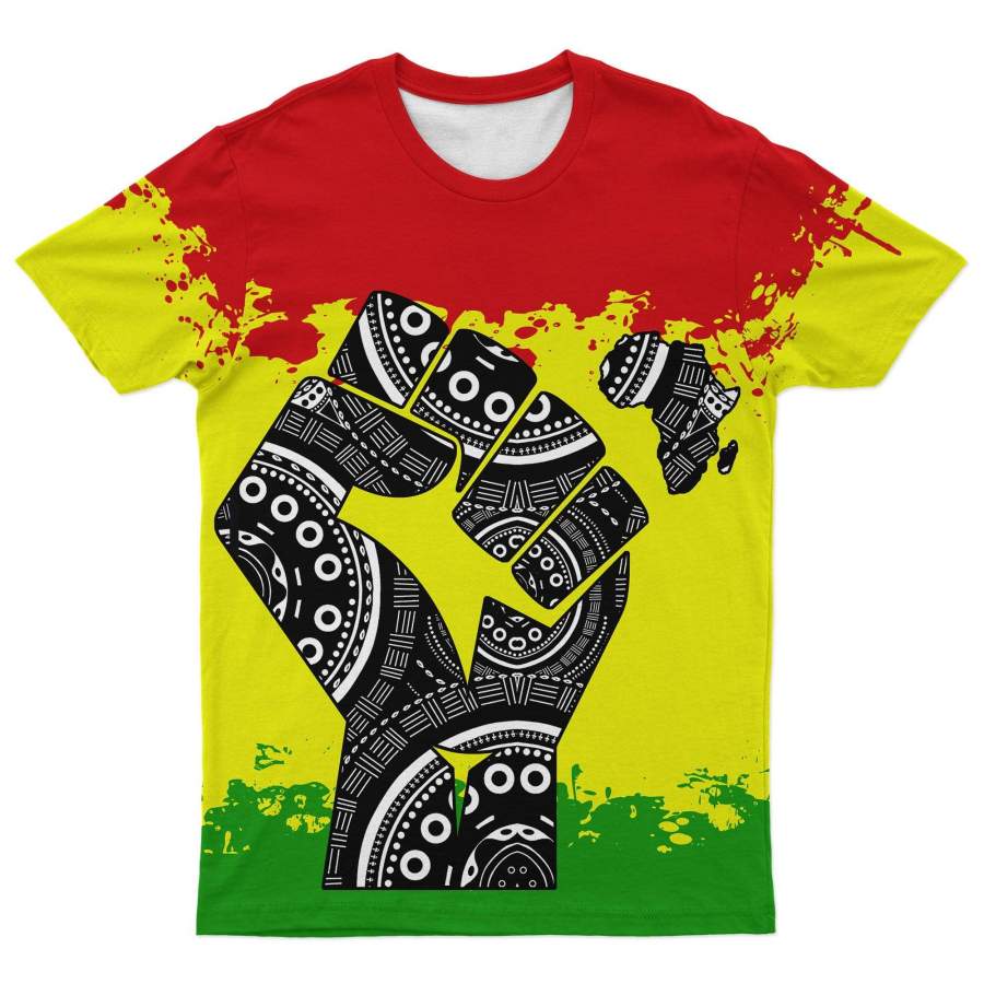 Power Fist Africa At Heart T-shirt