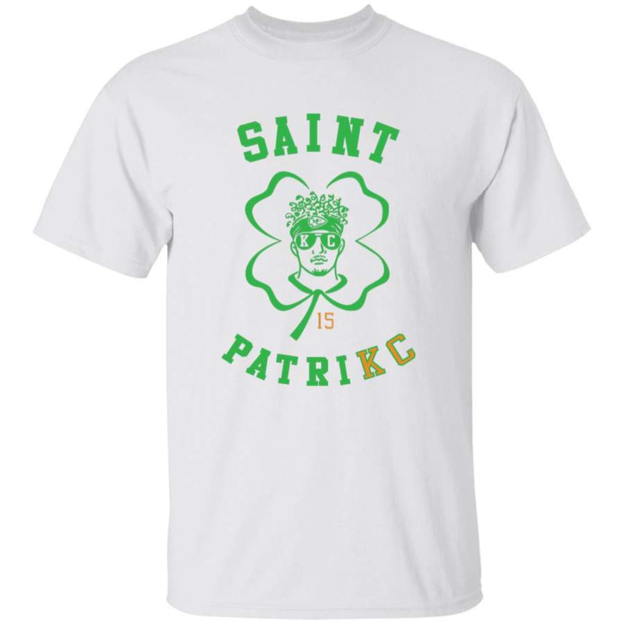 St patrick mahomes t shirt 15 Patrick Mahomes Kansas City Chiefs St Patricks day tee shirt black gray