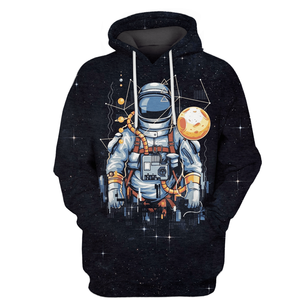Astronaut Machine Outerspace Custom T-Shirt – Hoodies Apparel