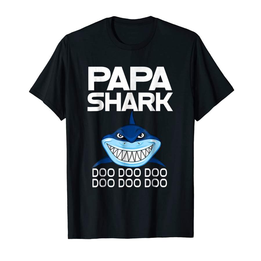 Wonderful Papa Shark Doo Doo Doo Father’s Day Gift Tee Unisex T-Shirt, Quotes T Shirt, Funny t shirt